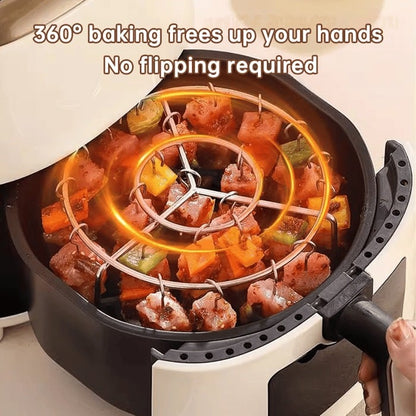 👍Hot Sale 49% OFF🥩Air Fryer Barbecue Grill Vertical Kebab Grill + Free Heat-Resistant Gloves🍤