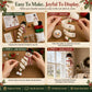 ☃️ Crochet Snowman Spiral Ornament DIY Kit | Complete Beginner-Friendly Set with Soft Yarn, Crochet Hook, Festive Beads, Snowflakes & Step-by-Step Guide 🧶🎄✨