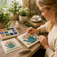 🌻🏡 Cottage Garden Mosaic DIY Kit – Create Your Own Masterpiece