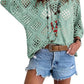 🥰Summer Sale-70% OFF💛Womens Bohemian-Inspired Beige Crochet Top With V-Neck