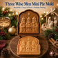 🥳2026 HOT SALE🥳💞50K+ SOLD!✝️ Faith & Nativity Christmas Mini Pie Mold Collection | Reusable Embossed Molds for Shaping Detailed Praying Jesus, Nativity Stable and so on Pies🥧✨