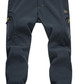 🏆LAST DAY SALE 50% OFF!!🔥Men's Waterproof Winter Trousers with Fleece Lining Cargo Pants