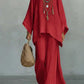 🎁2026 New Arrivals 60% OFF💥Women's Loose Fit Long Sleeve Top & Wide Leg Pants Set