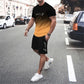 🏖️Summer Cool Deal: ONLY ￡14.99!!😎Men's Gradient Color T-Shirt & Shorts Set