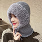 🎁Hot Sale 60% OFF🔥Women's Winter One-Piece Knitted Beanie Scarf Mask