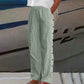 ☀️Spring Hot Sale 50% OFF!!🌿🌸Comfy Blue Striped Side Pocket Pants