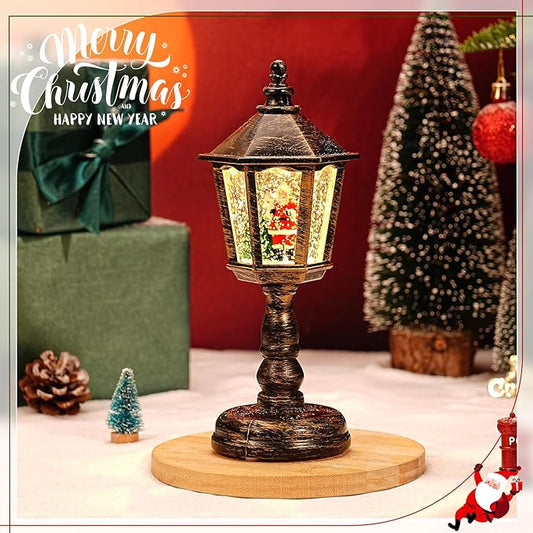 🌲Christmas Snow Night Light with Music Luminous Decoration Lamp