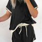 ⏰HOT SALE 50% OFF🔥Women's Casual Short Sleeve Top & Skirt Two Piece Set