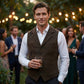 🔥Hot Sale Offers-Men's Slim Fit Casual Business Vest