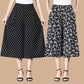 🎁2024 Hot Sale-49% OFF🔥Women's High Elastic Waist Pleated Chiffon Wide Leg Culottes