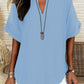 🌸Spring Sale 60% OFF👕Fashion Loose Solid Color Short Sleeve Top