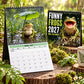⭐New Arrival🐸Funny Frogs 2027 Wall Calendar – Cute Humorous Frog Calendar, Quirky Amphibian Gift, Nature & Wildlife Decor