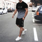 🏖️Summer Cool Deal: ONLY ￡14.99!!😎Men's Gradient Color T-Shirt & Shorts Set