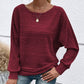 💜 LAST DAY PROMOTION - 50%OFF 💜 Women's Soft Solid Batwing Sleeve Pullover Long Sleeve Top