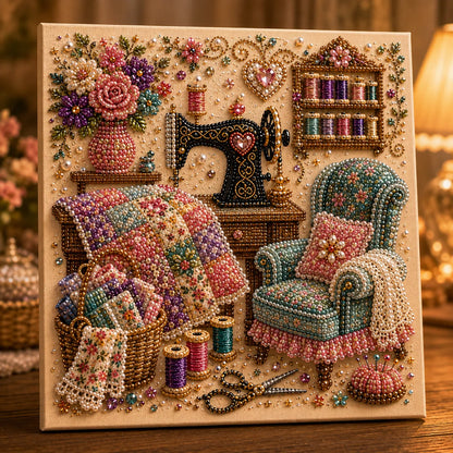 ⏳LAST DAY SALE ONLY ￡7.99!!🔥✨ Cozy Hobby Rooms 3D Diamond Painting Kit