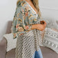 💐2026 SPRING SALE - 60% OFF!🌸Women's Floral Kimono Ruffle Sleeve Tie Cardigans Flowy Boho Loose Cover Ups