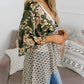 💐2026 SPRING SALE - 60% OFF!🌸Women's Floral Kimono Ruffle Sleeve Tie Cardigans Flowy Boho Loose Cover Ups