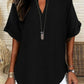 🌸Spring Sale 60% OFF👕Fashion Loose Solid Color Short Sleeve Top