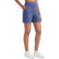 🔥Summer Hot Sale 70% OFF👖✨ Women's High-Waisted Athletic Bermuda Shorts with Pockets – Running, Yoga, Summer Casual Activewear🍑