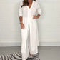 💕 DIRECT FACTORY SALE 49% OFF!⏳Two Piece Casual Long Top and Casual Trousers😍