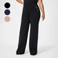 👖 LAST DAY SALE ONLY ￡12.99!!✨ High-Waist Wide Leg Pants – Figure-Flattering, 3 Adjustable Lengths & Super Stretch 🏃‍♀️
