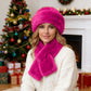 🎅CHRISTMAS SALE 70% OFF!🔥Fluffy Fur Bucket Hat Warm Winter Hat + Free Matching Scarf (Only 29 Left)⏰