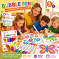 💥LAST DAY BUY 1 GET 1 FREE!!🎁🔮Magic Pen – Draw 3D with one stroke!🎄 DIY Bubble Popcorn Drawing Pens 🔥2