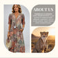 💥HOT SALE-50% OFF🤩Safari Chic Leopard Dress