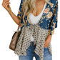 💐2026 SPRING SALE - 60% OFF!🌸Women's Floral Kimono Ruffle Sleeve Tie Cardigans Flowy Boho Loose Cover Ups