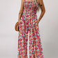 🏖️Summer Hot Sale :ONLY ￡14.99!!🌼Women’s Casual Print Sleeveless Overalls Jumpsuits