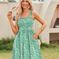 ⏰Hot Sale 49% Off💃Women's Summer Dresses Casual Square Neck Floral Sundress With Pockets