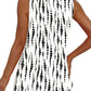 🌞HOT SALE 49% OFF👚Women's Print Flowy Sleeveless V Neck Peplum Tank Tops