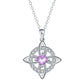 Mystical Birthstone Witches Knot Necklace – Natural Crystal🔮💞Protect Your Loved Ones
