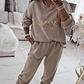🍁✨Women's Long Sleeve Top & Pants Set – Soft Elastic Fabric, WFH-Ready & Comfy for Daily Errands