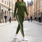 🔥Limited Time 50% OFF🏃‍♀️Women's 2-Piece Long Sleeve Tracksuit Set