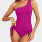 ⏳Last Day Sale 49% OFF🔥One Shoulder Skirted One Piece Swimsuit