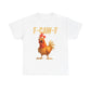 🔥LAST DAY SALE 50% OFF-Only £10.99✨🐓F-Caw-F😍Humorous Chicken Pattern T-Shirt🖤