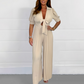 💥Lastday! 58%OFF💥 Hurry up！！✈️FREE SHIPPING👗Comfort & Style: Women's Solid - Color Pleated Jumpsuit💛