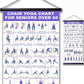 🔥Tai Chi Chair Workout Chart for Seniors (16 x 24 inches)