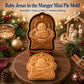🥳2026 HOT SALE🥳💞50K+ SOLD!✝️ Faith & Nativity Christmas Mini Pie Mold Collection | Reusable Embossed Molds for Shaping Detailed Praying Jesus, Nativity Stable and so on Pies🥧✨