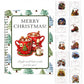 🔥⏰ LAST DAY SALE ONLY￡6.99!! 🎅Christmas Gift Card Booklet -👍DIY Spiral-Bound Christmas Gift Card Holder Book