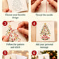 🎅Christmas Hot Sale 50% OFF! ✨🌲 🪡 Christmas Hand Embroidery Card DIY Kit | Stitch Your Way Into the Christmas Spirit ✨ 🎁