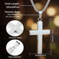 💖Buy 1 Get 1 Free✝️Lord's Prayer Scibble Cross Necklace