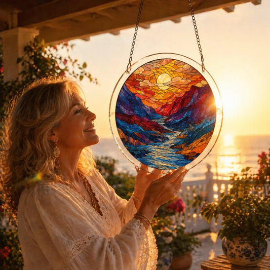 🛍️Flash Clearance 70%OFF🔥Acrylic 80 Pcs Puzzle✨Suncatcher Hanging Ornament☀️🧩