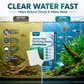 🏆 Last Day Special Price £7.99 ! 🐠 BUY 1 GET 1 FREE! ✨ AQUARIUM CLARIFYING SHEETS - Crystal Clear Water in 24 Hours, Removes Odors and Impurities, Safe for All Fish and Plants 🌿🔮