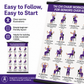 🔥Tai Chi Chair Workout Chart for Seniors (16 x 24 inches)