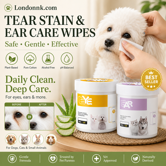 🥳2026 HOT SALE🥳💞50K+ SOLD!🐾🌿 50% OFF! Natural Plant‑Based Pet Wipes – Aloe vera & glycerin, pH‑balanced. Gently removes tear stains & earwax. Safe for daily use! 🧻✨