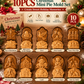 🥳2026 HOT SALE🥳💞50K+ SOLD!✝️ Faith & Nativity Christmas Mini Pie Mold Collection | Reusable Embossed Molds for Shaping Detailed Praying Jesus, Nativity Stable and so on Pies🥧✨