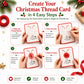 🔥🎁70% OFF!!!-Ready for Christmas!🎄 🧵Merry & Bright Christmas DIY Kit– Create Beautiful Handmade Holiday Cards ✨