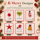 🔥🎁70% OFF!!!-Ready for Christmas!🎄 🧵Merry & Bright Christmas DIY Kit– Create Beautiful Handmade Holiday Cards ✨
